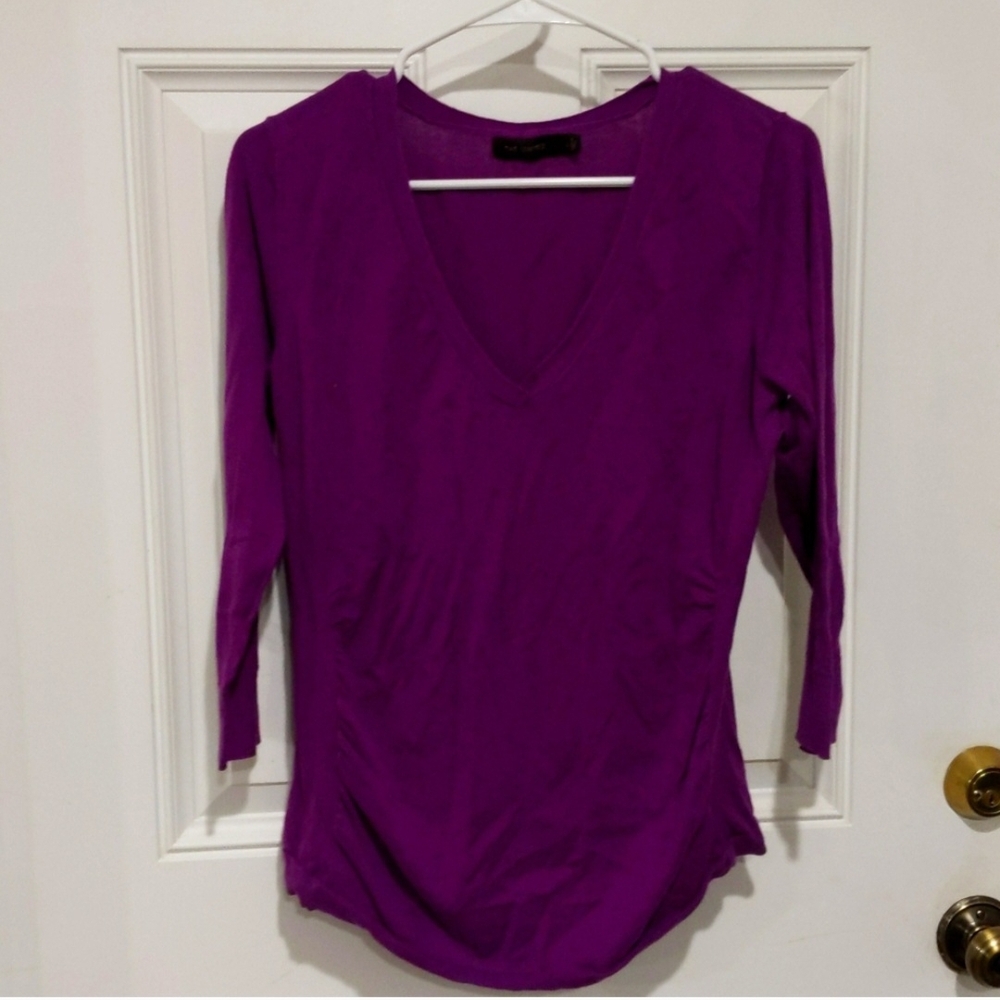 The Limited Deep Purple Long Sleeve Top